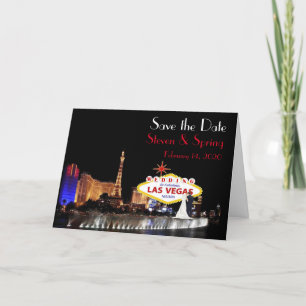 Salve o Cartão de Casamento de Las Vegas Beth