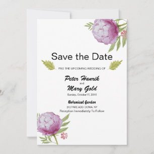 Salve O Cartão-Postal De Anúncio De Data