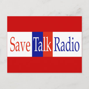 Salve o cartão postal do rádio Talk