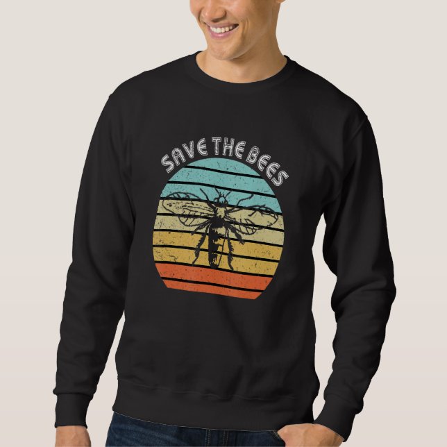 Salve O Estilo Retroativo Da Camisa De Abelhas Bee (Frente)