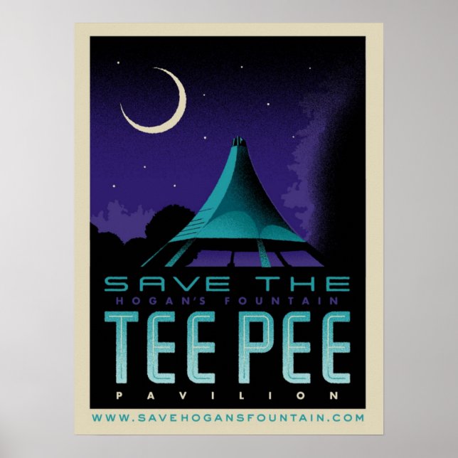 Salve O Poster TeePee (Frente)