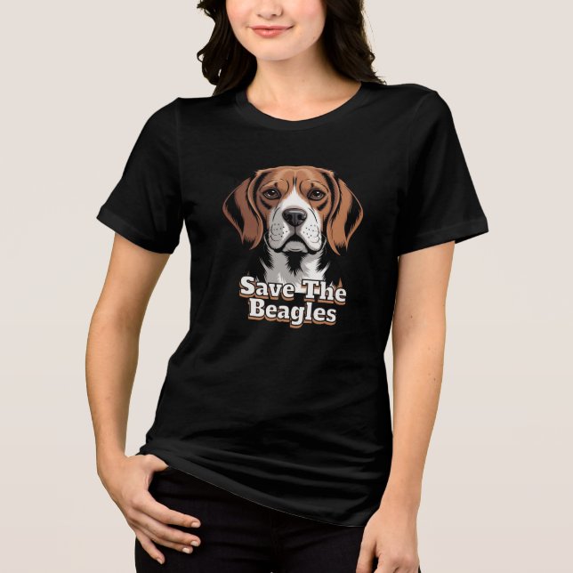 Salve os Beagles | Amantes de Cachorros (Frente)