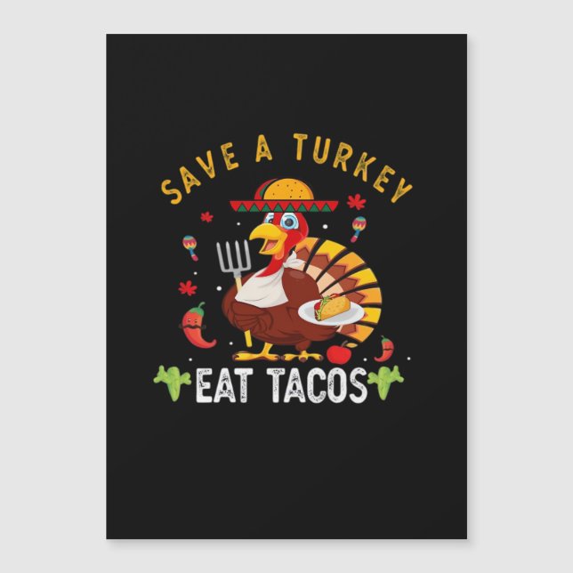 Salve Um Peru Coma Tacos Engraçado Mexicano (Frente)