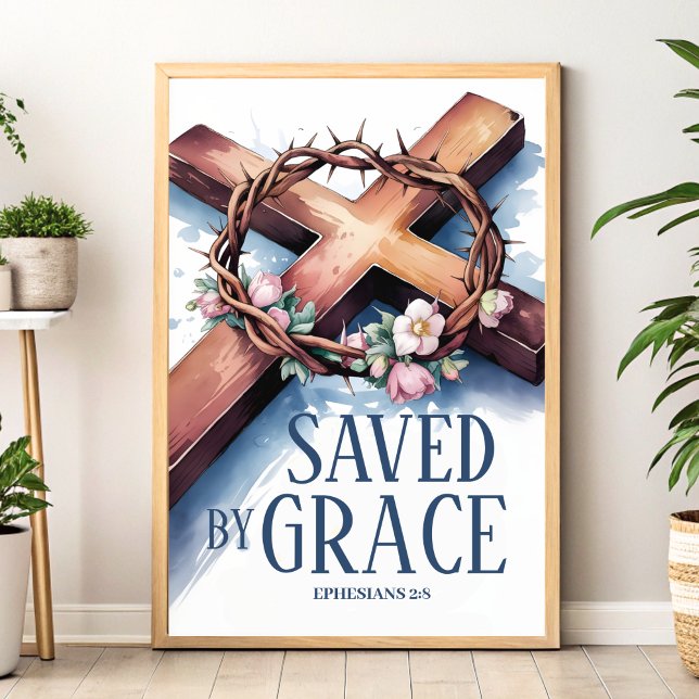 Salvo por Grace Christian Wall Art Impressão (Criador carregado)