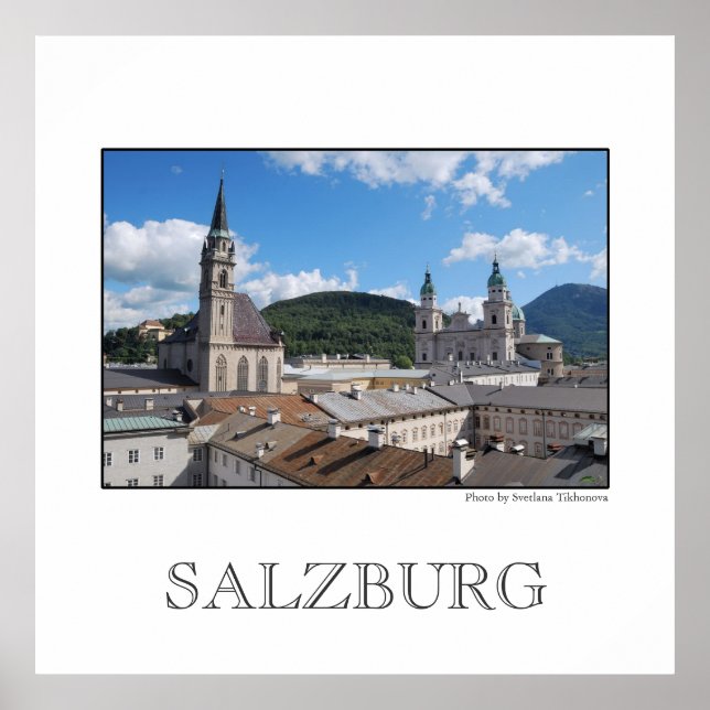 salzburgo, áustria Poster (Frente)