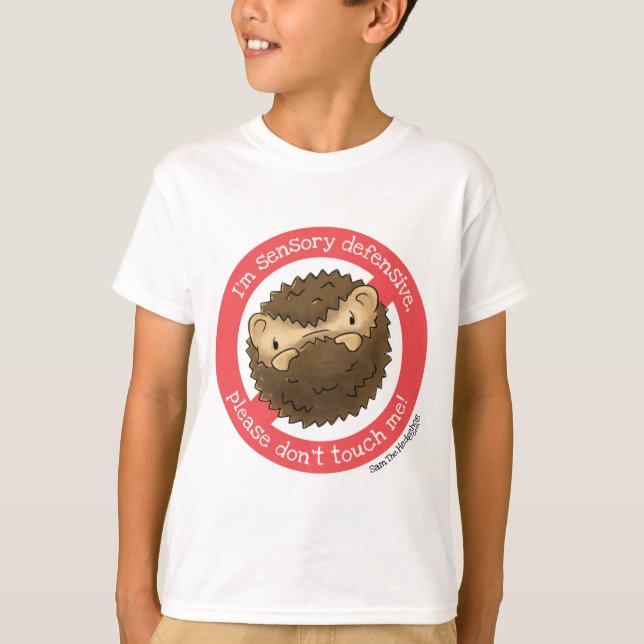 Sam, a camiseta Hedgehog... EU SOU DEFENSIVA SENSO (Frente)