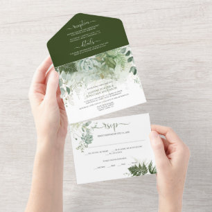 Samambaias Suculentas Folhagens Casamento
