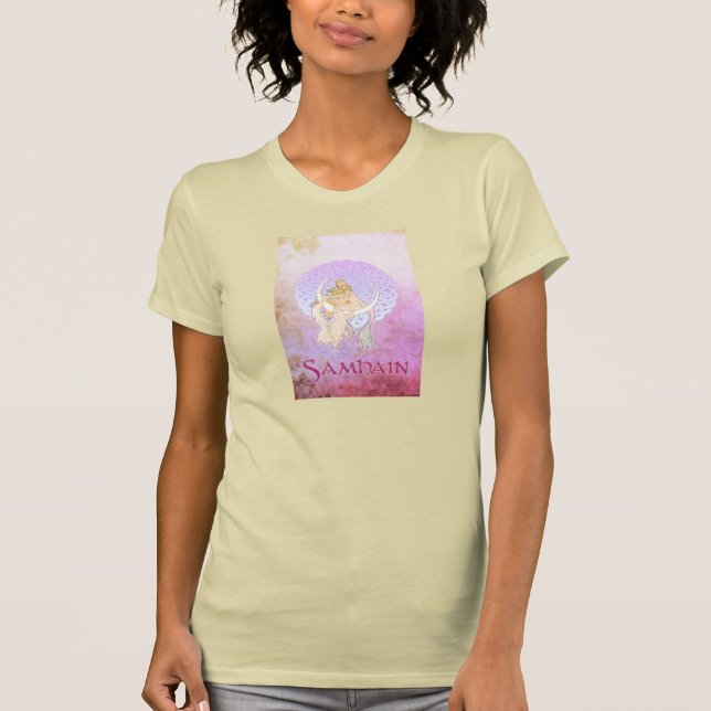 Samhain Saudações Deusa Lunar Camisa (Frente)