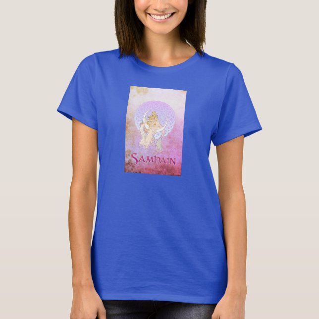 Samhain Saudações Deusa Lunar Camisa (Frente)