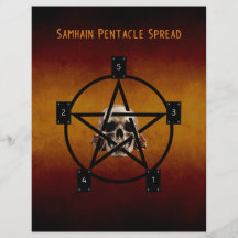 Samhain Tarot Espalha 2 Papel Lado Livro de Sombra
