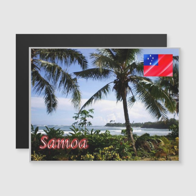 Samoa - Linha Costeira - Panorama - (Frente/Verso)