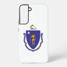 Samsung Galaxy S22 Plus Case Flag de Massachusetts