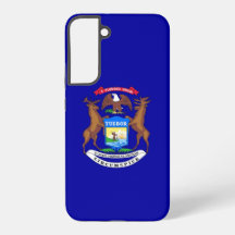 Samsung Galaxy S22 Plus Case Flag de Michigan
