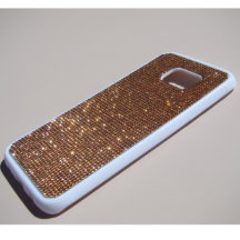 Samsung Galaxy S7 Borda Borracha com Rosa Dourado