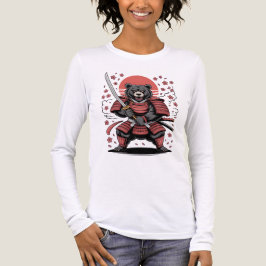 Samurai Bear Tri-blend Long Sleeve Shirt