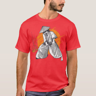 Samurai Camisa Arrepita Artes Marciais Japonesas