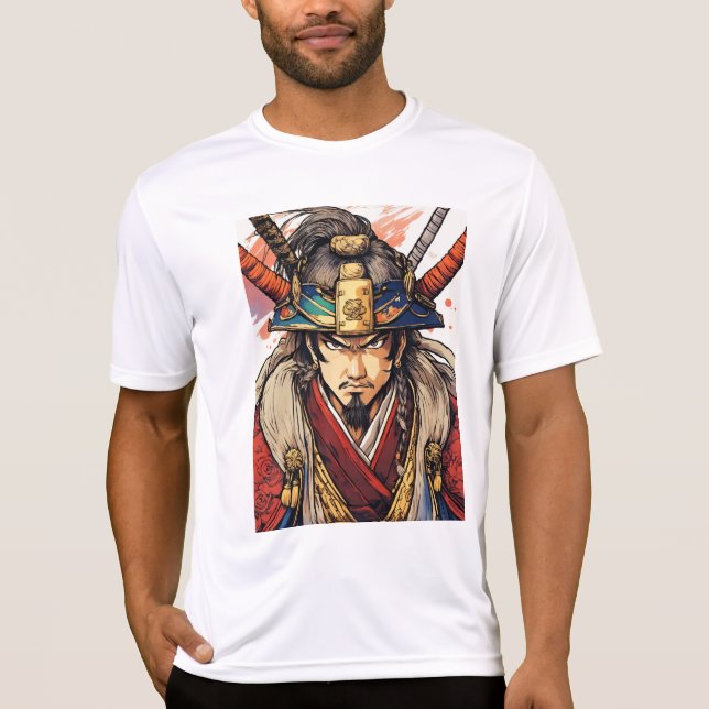 Samurai - Camisa Gráfica T (Frente)