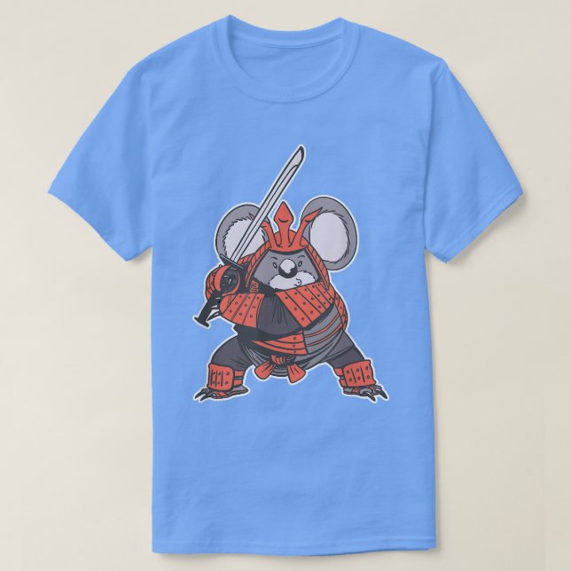 Samurai Camisa Japonesa - Sword Katana Funny Warne (Frente do Design)