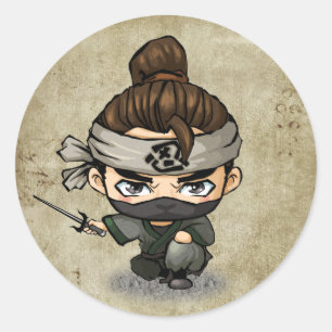 Samurai e etiquetas de Ninja - Aoshi