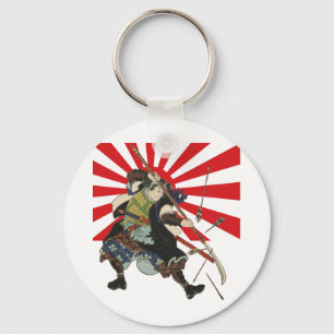 Samurai Flag Chaveiro