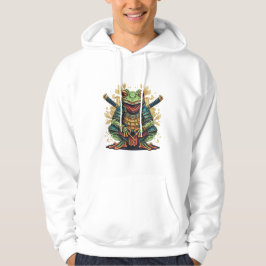 Samurai frog warrior Adult Pullover Hoodie