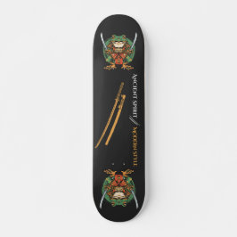 Samurai frog warrior Skateboard