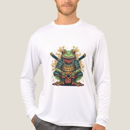Samurai frog warrior Tri-blend Long Sleeve Shirt