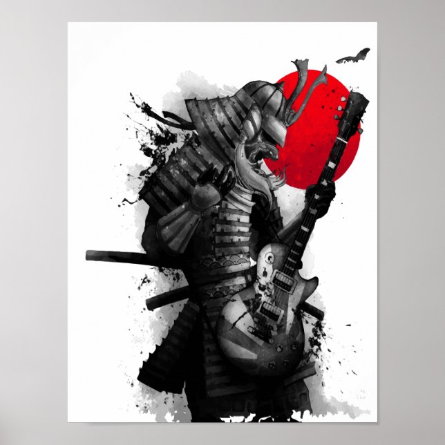 Samurai Guitarista legal poster (Frente)