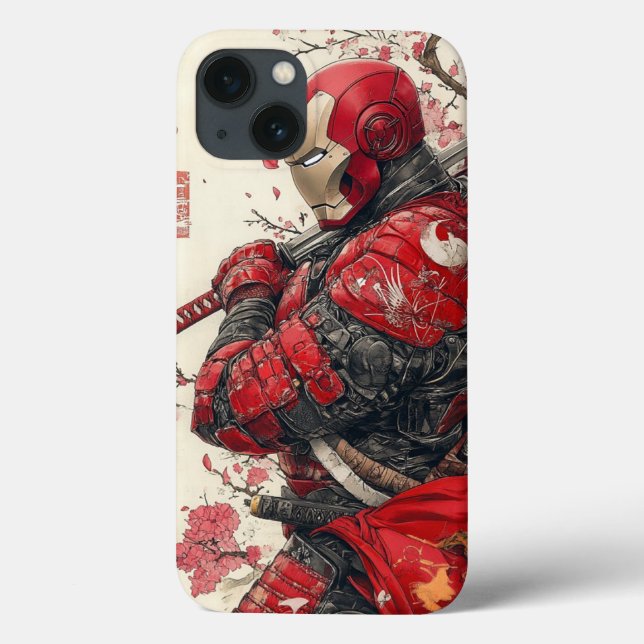 Samurai Iron Man: Crimson Shogun Armor Case (Verso)