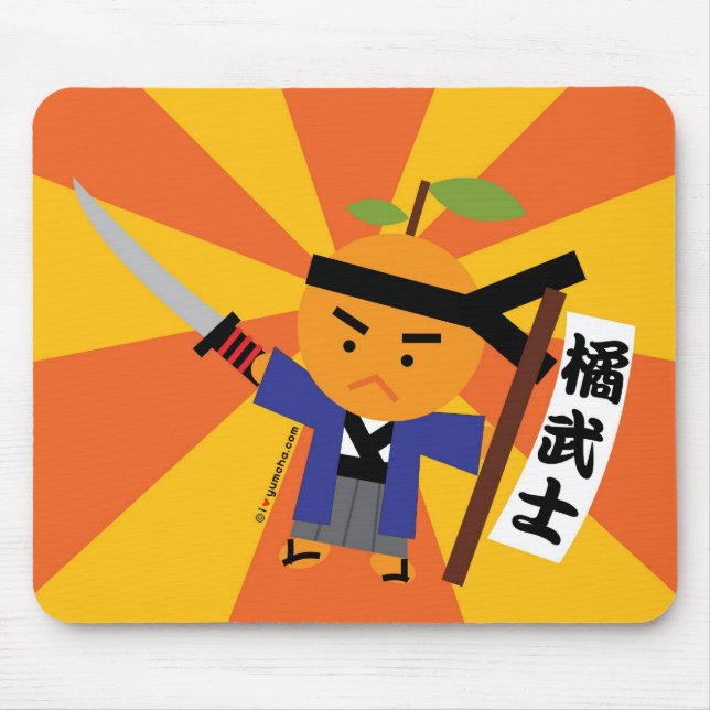 Samurai Mousepad da tangerina (Frente)