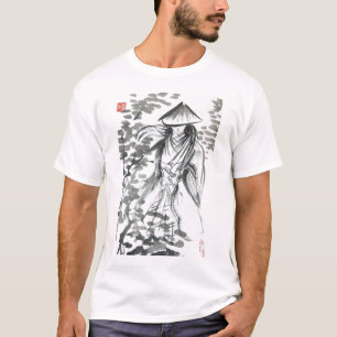 Samurai nos homens de Forst e na camisa unisex de