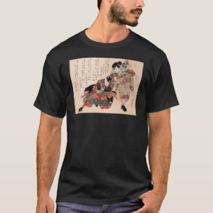 Samurai que luta a camisa do C. 1800's