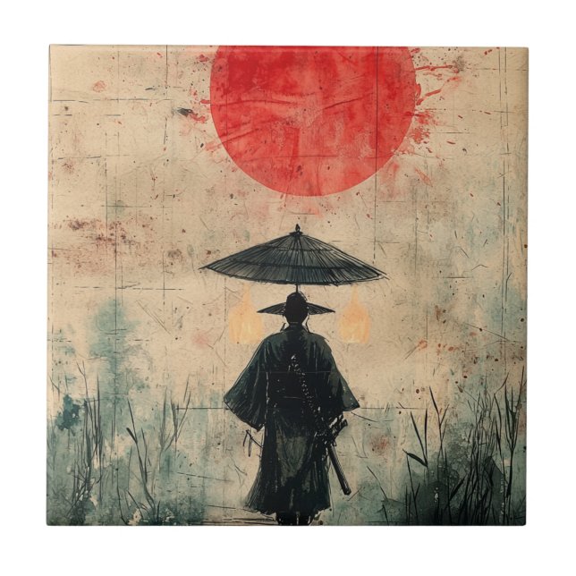 Samurai Silencioso Floresta Carmesim (2) (Frente)