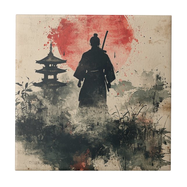 Samurai Silencioso Floresta Carmesim (3) (Frente)