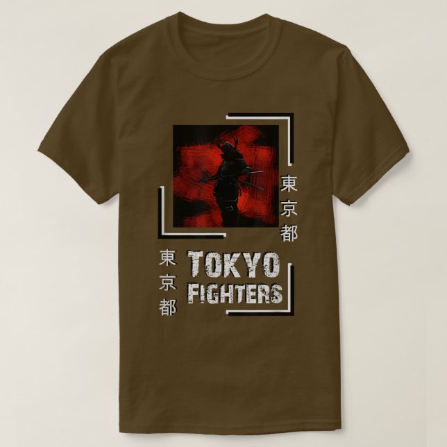 Samurai Tokyo Fighters FanArt Style Top  (2) (Frente do Design)