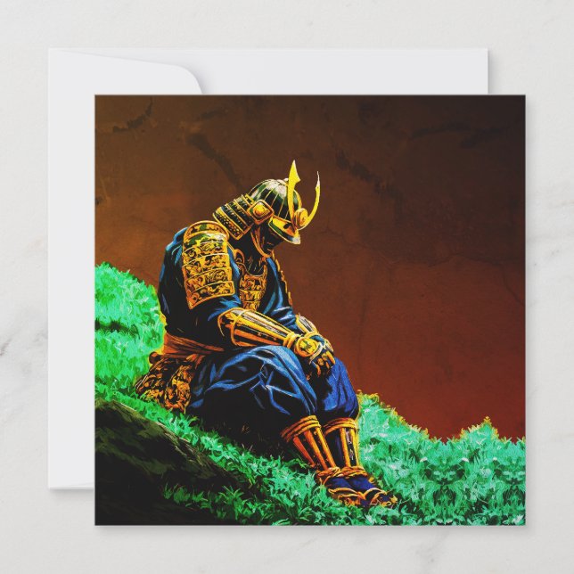 Samurai Warrior em Ouro Armor - Epic Japonês (Frente)