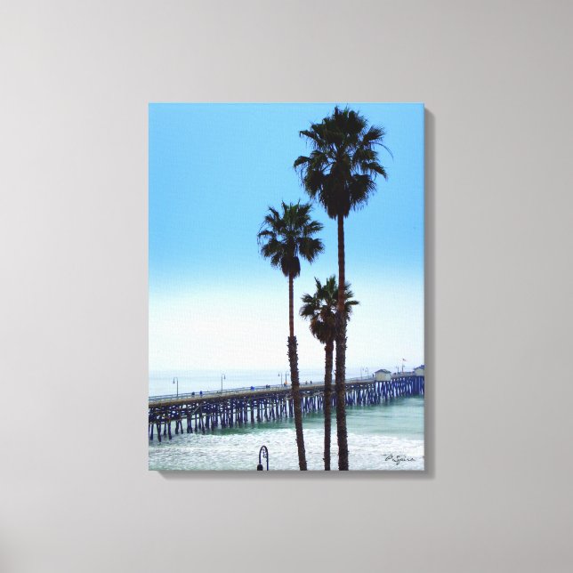 San Clemente Pier Canvas (Frente)