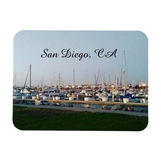 San Diego, CA Ímã (Horizontal)