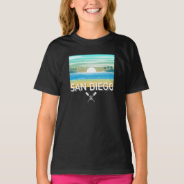 San Diego Design - Camisa T Básica Para Meninas