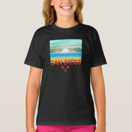 San Diego Design - Camisa T Básica Para Meninas