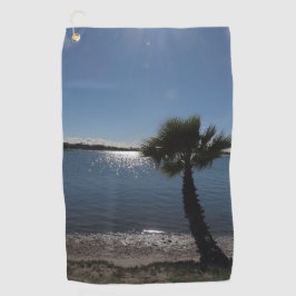 San Diego Palm Tree Golf Towel