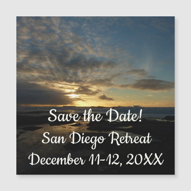 San Diego Sunset III Stuning, paisagem na Califórn (Frente)