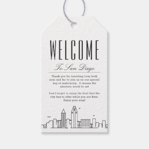 San Diego Wedding   Etiquetas de presentes de mens