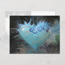 San Francisco Blue Heart - cartão postal