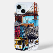 San Francisco, California Quic Book Style Art