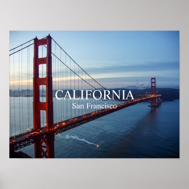 San Francisco Print, Value Poster Paper (Matte) (Frente)