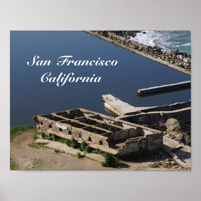 San Francisco Sutro Baths Ruins #2 Poster (Frente)