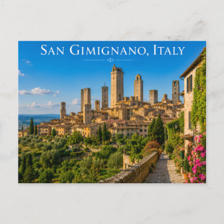 San Gimignano Itália Cartão Postal