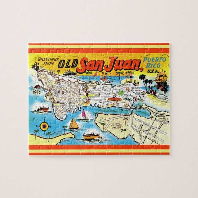 San Juan Porto Rico 8x10 Quebra-Cabeça (Horizontal)