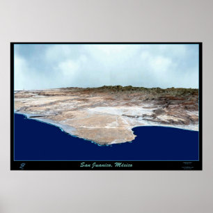 San Juanico, poster do satélite de Baja Californi